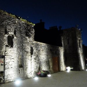 Lombards Castle Buttevant by night
