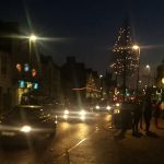Buttevant Streetscape with Christmas Lights